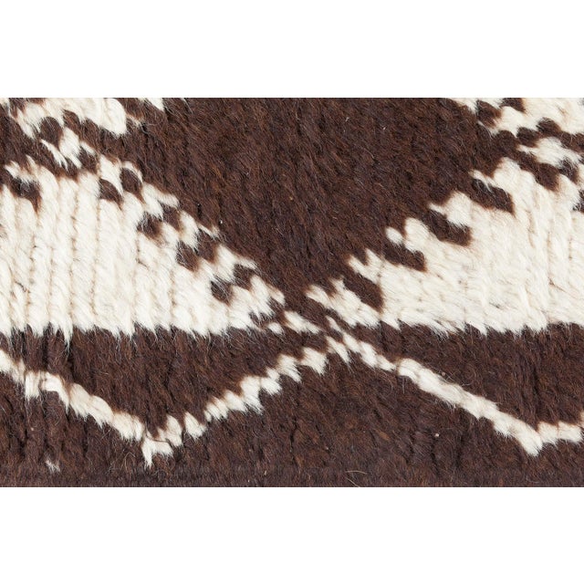 Mid-Century Modern Doris Leslie Blau Mid-20th Century Moroccan Handmade Wool Rug For Sale - Image 3 of 9