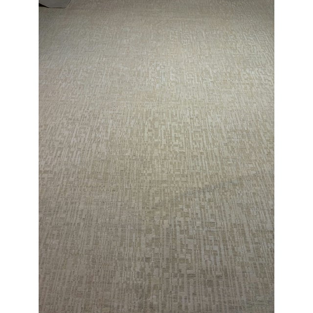 Rh Matrice Wool & Silk Rug – 10' X 11' – Ivory For Sale In Columbus - Image 6 of 17