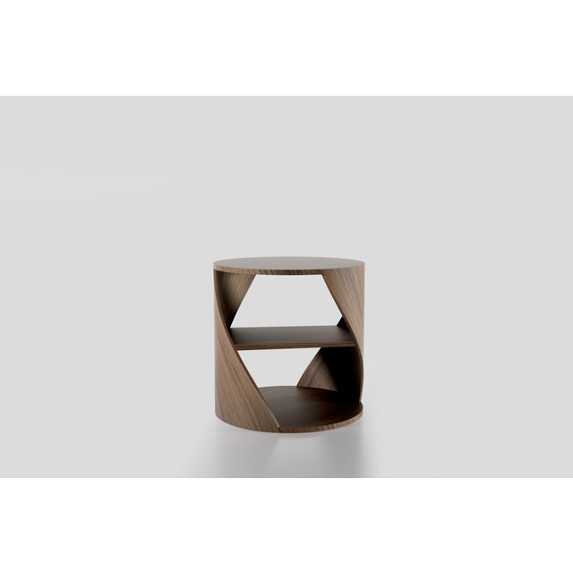 Mydna Teak Decorative Side Table By Joel Escalona Chairish