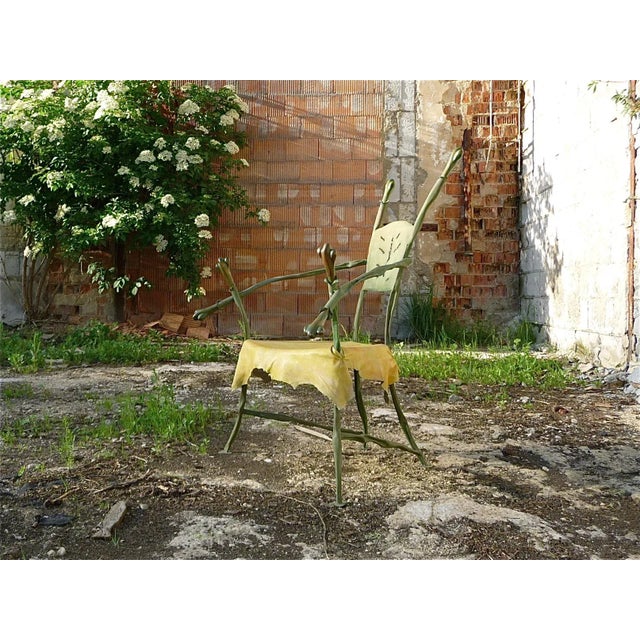 Metal Sculptural Poetic Chair by Bohuslav Horák, 1990 For Sale - Image 7 of 18