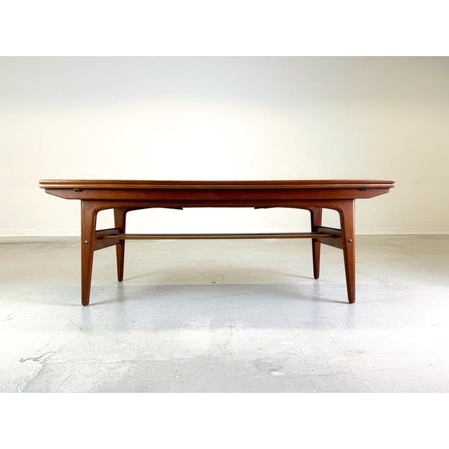 1960s Mid-Century Elevator Coffee Table in Teak for Trioh, 1960s For Sale - Image 5 of 12