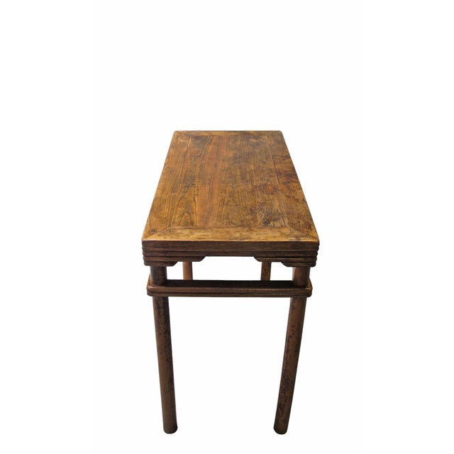 Early 19th Century 19th Century Chinese Elm Console Table For Sale - Image 5 of 10