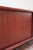 Teak Sideboard with Sliding Doors and Black Vinyl Top, 1970s For Sale - Image 9 of 18