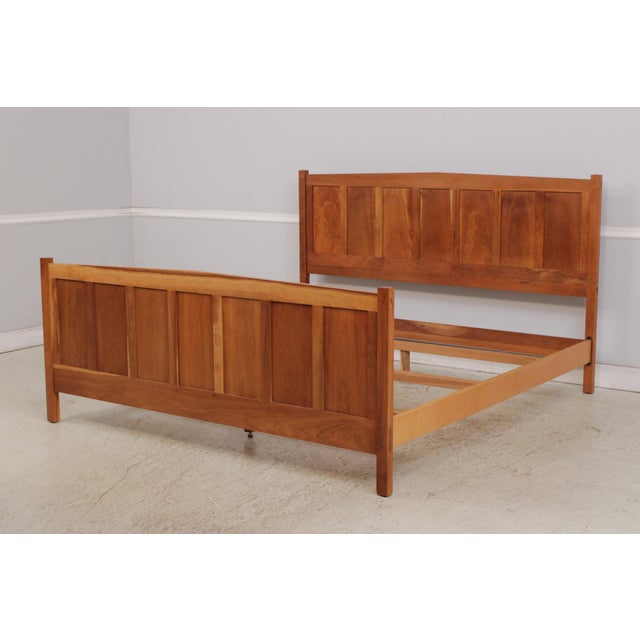 Mission Stickley Mission Cherry King Size Bed For Sale - Image 3 of 18