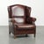 Vintage Wing Chair in Sheepskin Leather For Sale - Image 15 of 15