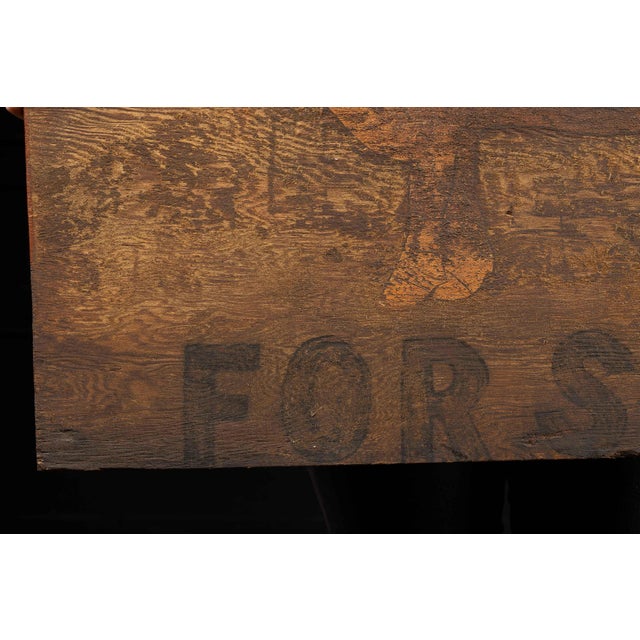 Primitive Hand-Painted Wooden Livestock Sign For Sale - Image 4 of 9