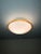 Itre Modern 1990 Murano Wall-Ceiling Lamp White-Amber For Sale - Image 4 of 12
