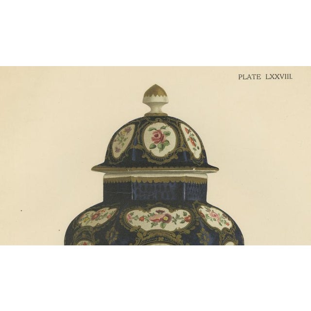 Paper Worcester Porcelain Vases by Donaldson, 1910, Set of 2 For Sale - Image 7 of 12