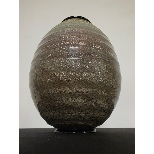 Black Vases from Seguso Vetri d'Arte, 1980s, Set of 2 For Sale - Image 8 of 18