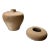 Pair of 1980s Postmodern/Coastal Mini Stoneware Vases, Laslo for Mikassa For Sale