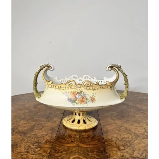 Royal Vienna Centrepiece and Side Vases, 1850s, Set of 3 For Sale - Image 3 of 11