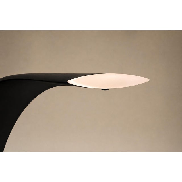 Mid-Century Modern Brazilian Modern "Sonata 3759" Table Lamp in Enameled Metal and Glass, Enrico Furio Dominici, 1970 For Sale - Image 3 of 16