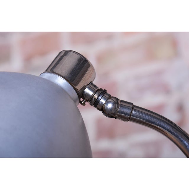 Bauhaus Table Lamp in Chrome and Aluminium from Franta Anýž, Czech, 1930s For Sale - Image 4 of 11