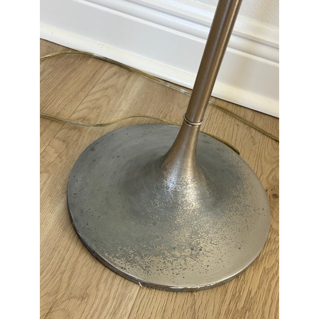 Pair of Laurel Floor Lamps With Glass Side Table For Sale - Image 11 of 12