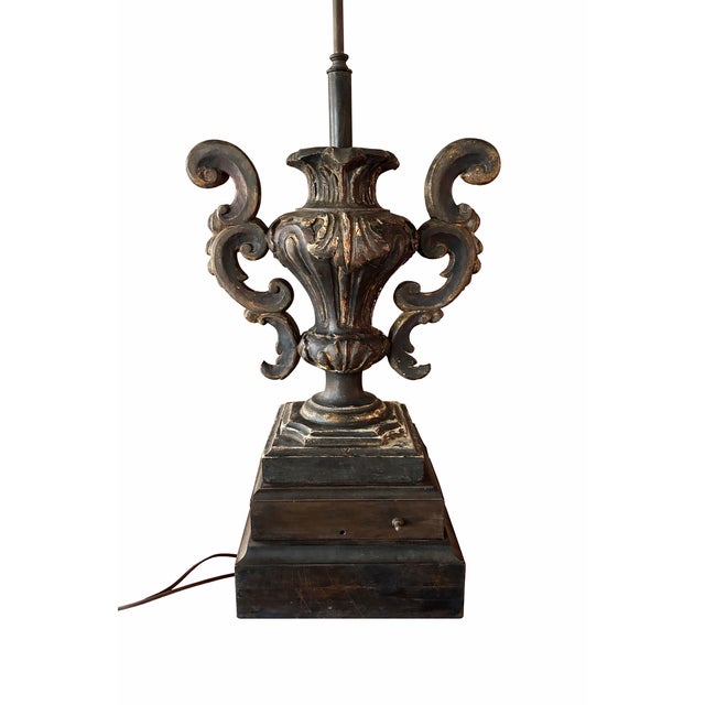 A striking, oversized urn-form table lamp in the unmistakable spirit of Ralph Lauren’s iconic equestrian and old-world...