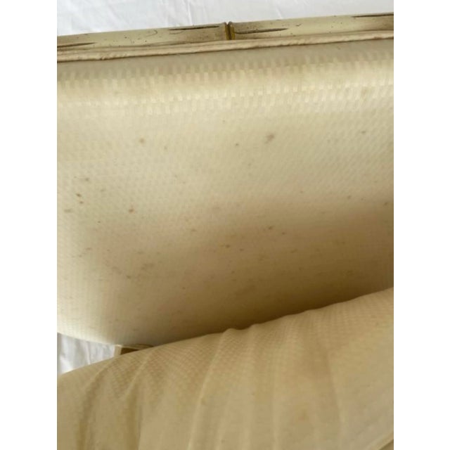 Mid-Century Regency Style Faux Bamboo & Cane Bergere Chairs - Pair For Sale - Image 10 of 10