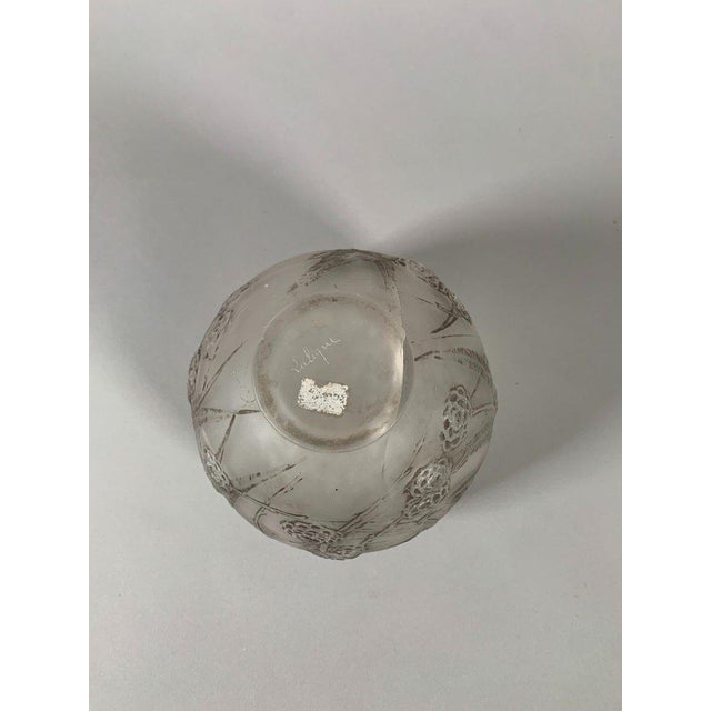 Glass René Lalique (1860-1945) Vase "medlars", Circa 1930 For Sale - Image 7 of 11