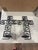 Farmhouse Pair of Black Wrought Iron Cross Candle Holders With Scrollwork For Sale - Image 3 of 5