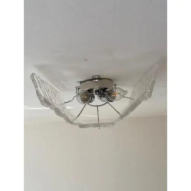 Hammered Strips Listelli Murano Glass Wall Sconce by Simoeng For Sale - Image 6 of 12
