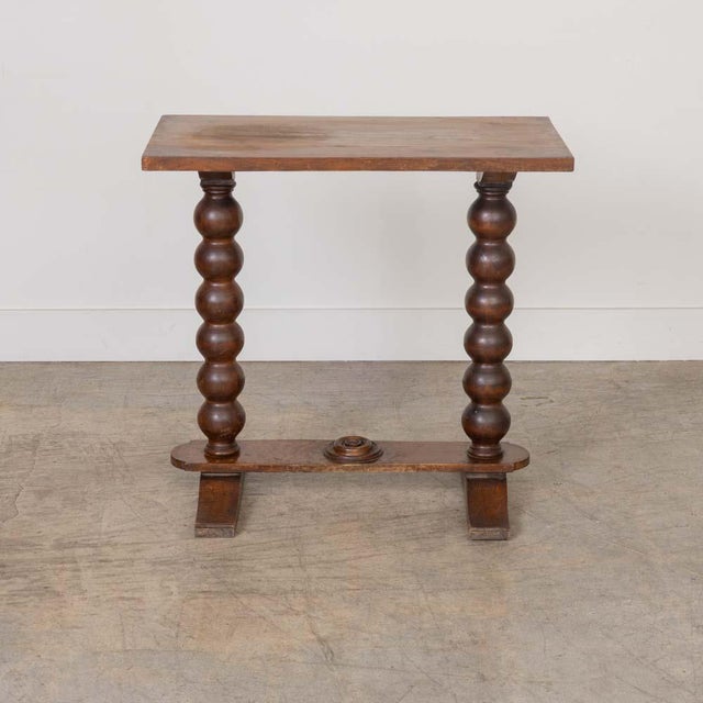 1940s French Wood Side Table Is the Style of Charles Dudouyt For Sale In Los Angeles - Image 6 of 14