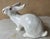 Vintage Hand Painted Terra Cotta Rabbit For Sale - Image 4 of 12
