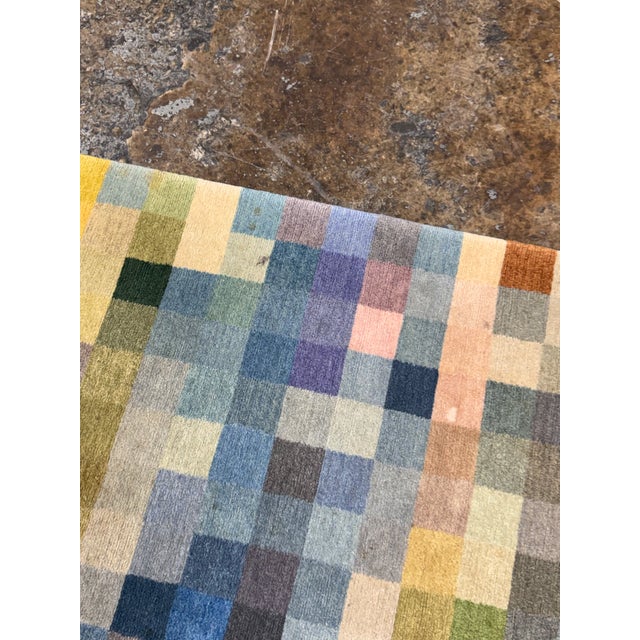 2ft 2in × 6ft 8in Elson & Company Color Chart Runner Rug For Sale - Image 9 of 12