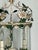 Vintage Patinated Floral Tole Lantern For Sale - Image 9 of 12