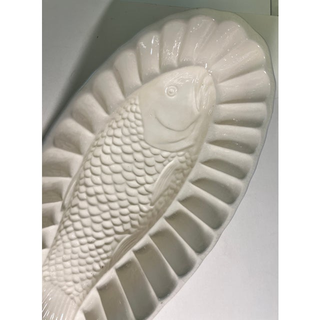 Vintage Waechtersbach Ceramic Fish Mold For Sale - Image 4 of 11
