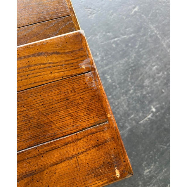Century Farmhouse Fliptop Console Dining Table For Sale - Image 14 of 16