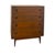 Vintage Mid-Century Modern 4-Drawer Tallboy Dresser Dovetailed Drawers. For Sale - Image 4 of 12