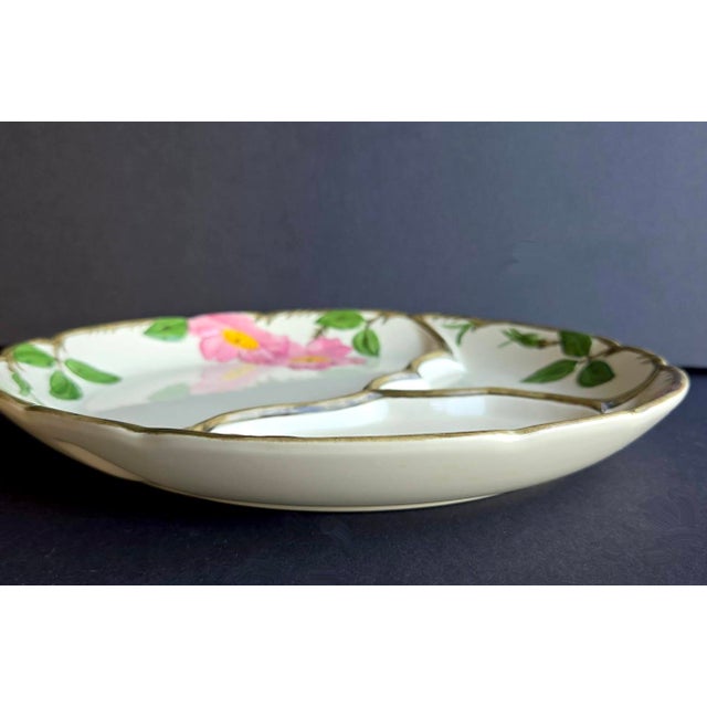 Mid-Century Modern Franciscan Desert Rose Grill Plate For Sale - Image 3 of 12