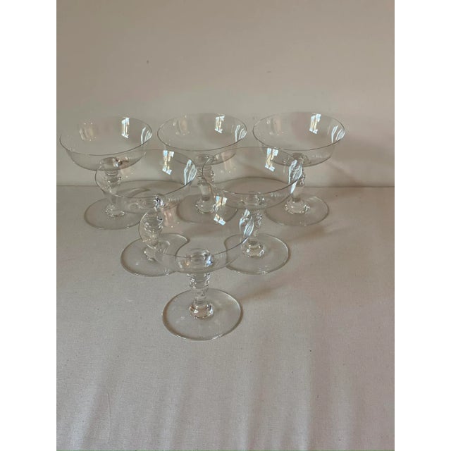 Baccarat Late 20th Century Baccarat "Provence" Coupe/Dessert Glasses- Set of 6 For Sale - Image 4 of 6