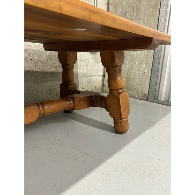 Vintage 1960s Rustic Coffee Table For Sale - Image 4 of 10