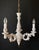 White Mid-Century Porcelain Chandelier, 1960s For Sale - Image 8 of 10