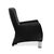 Model 322 Armchair in Black Leather from Rolf Benz For Sale - Image 9 of 12