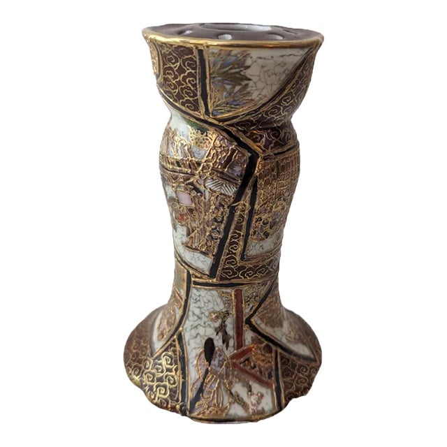 Early 20th Century Hand Painted Hat Pin Holder For Sale