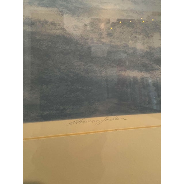 1970s 1978 Winter Moon Serigraph Signed by Thomas Locker For Sale - Image 5 of 11