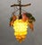 Art Glass Grape Pendant Lamp, 20th Century For Sale - Image 3 of 12