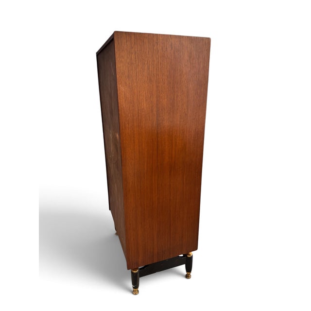 Victor Wilkins Tola Tall Boy Chest of Drawers in Mahogany by Victor Wilkinson for G-Plan, 1966 For Sale - Image 4 of 11