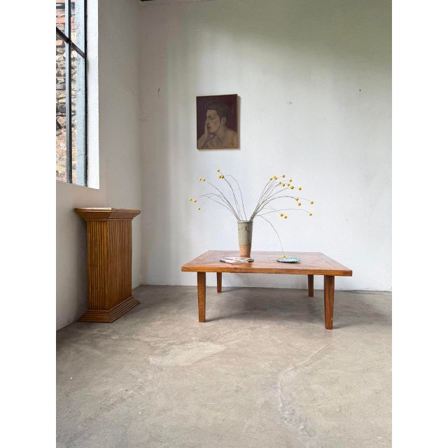 1940s Inlaid Oak Coffee Table, 1940s For Sale - Image 5 of 18