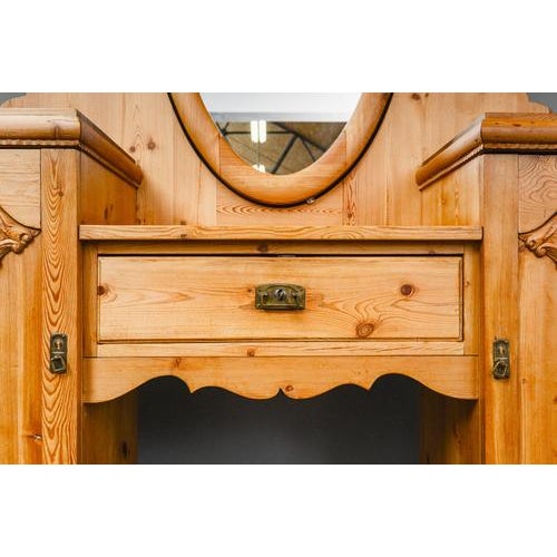 Art Nouveau Dressing Table with Mirror For Sale - Image 16 of 18