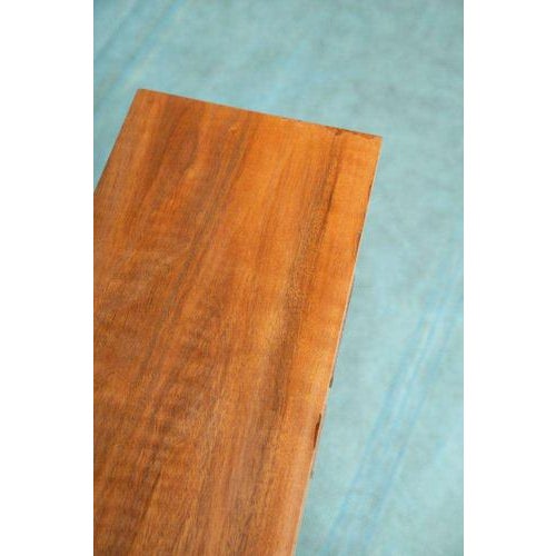 Vintage Walnut Wall Console For Sale - Image 4 of 16