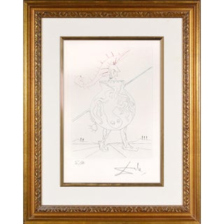 1971 Troliur and Cressida Surreal White Drypoint Salvador Dalí For Sale