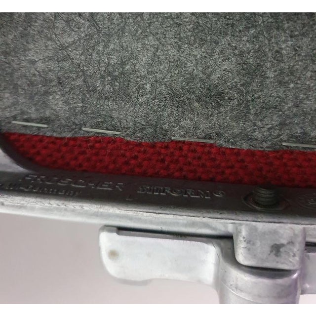 Hexagonal Metal Desk Armchairs by Froscher for Sitform, 1970s, Set of 4 For Sale - Image 17 of 18