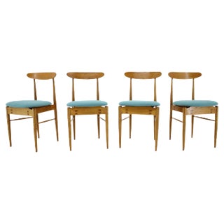 Dining Chairs by Alan Fuchs for ULUV, Czechoslovakia, 1960s, Set of 4 For Sale
