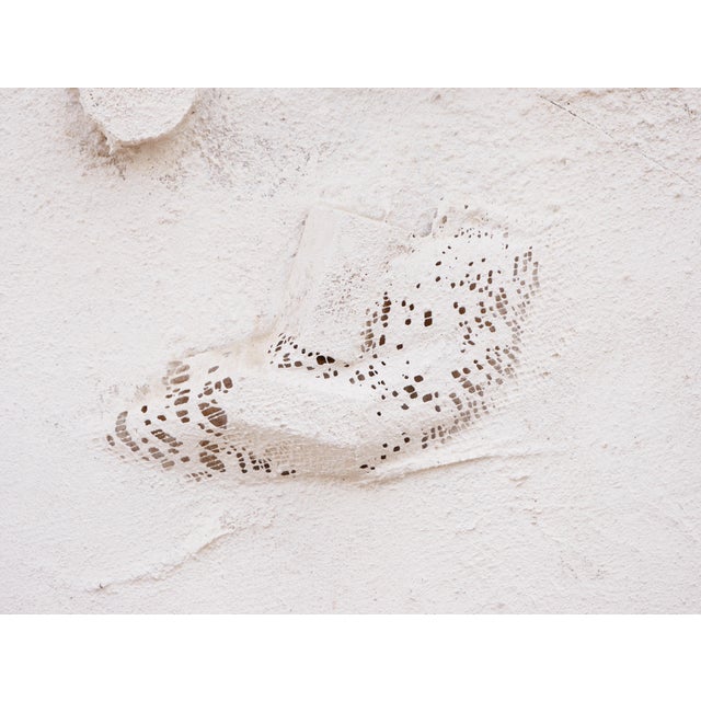 Juan Sanchez-Juarez Modern Abstract Monochromatic White Assemblage Construction Sculpture on Canvas, Late 20th Century For Sale - Image 4 of 12