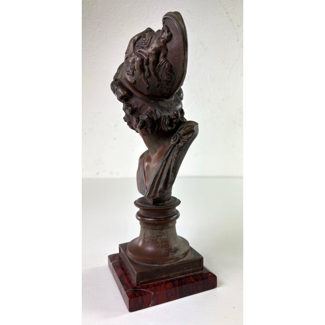 This is an antique sculpture of the Greek hero Telamonian Ajax. A legendary mortal hero in Greek mythology for his immense...