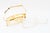 Gold Art Deco Brass Centerpiece with Glasses, Vienna, 1920s For Sale - Image 8 of 12