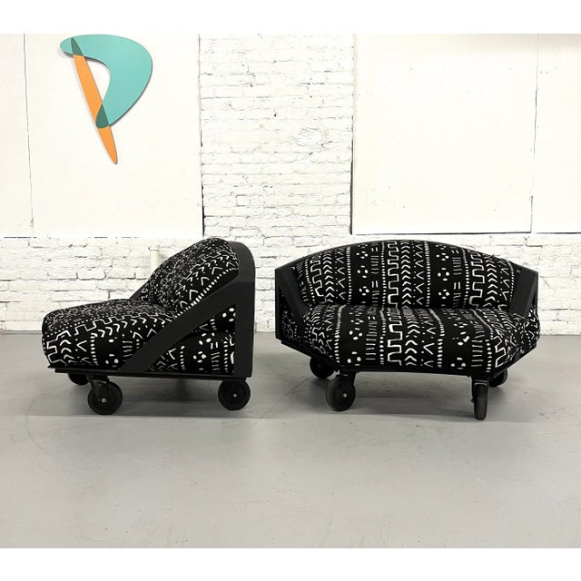 Designed by a doctor and crafted by a fabrication shop some 40+ years ago, these custom-made chairs on rubber wheels are...