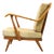 Vintage Prototype Oak Lounge Chair with Label, 1950s For Sale